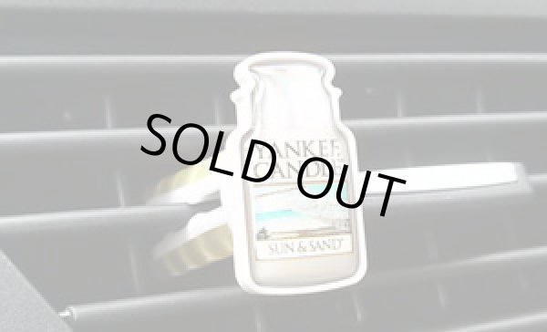 画像1: YANKEECANDLEヤンキーキャンドルのおしゃれなカーフレグランス！エアコンのルーバーに挟むだけ。車エアコン用芳香剤　【クロネコDM便可能】 (1)