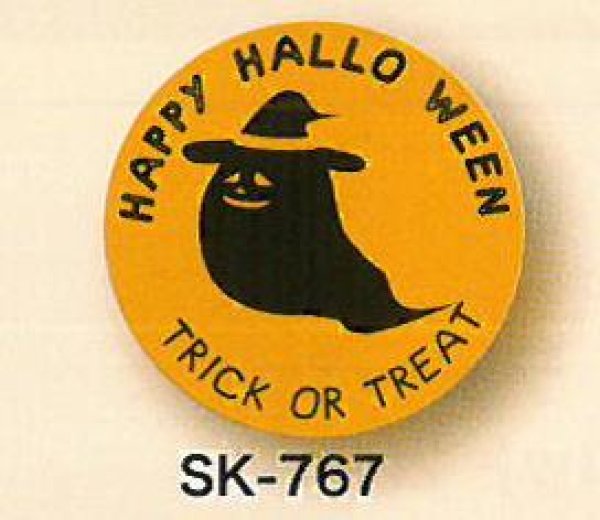 画像1: ハロウィン用シール　丸型ラベル　SK-767/No.30767 (1)