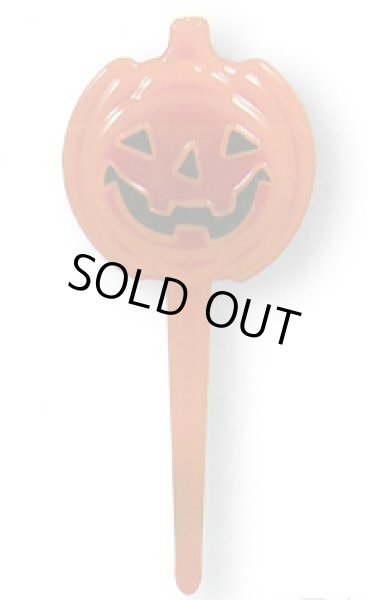 画像2: ハロウィン　かぼちゃお化けピック　プラスチック　200本入 (2)