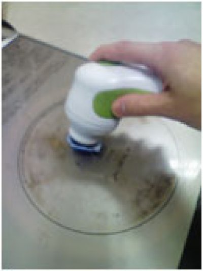 画像1: 【送料無料】IH電磁調理器の汚れをラクラク落とせる電動掃除機migaku　今なら専用シート10枚プレゼント付き！