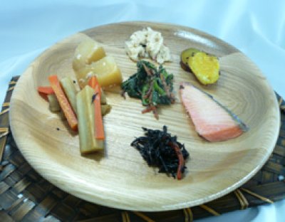 画像1: 木製プレート取り皿【ビュッフェ用木皿】和食ビュッフェなどに。1枚あたり￥６００