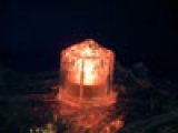 画像: LED 光る氷 ライトキューブ LITECUBES クリスタルタイプ【自動スイッチ・単色タイプ】（オレンジ・イエロー）２４個ケース売り