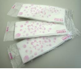 画像1: 紙おしぼりSAKURA（桜）　フレッシュメイト（平）　1500枚入　5ｃｓ以上送料無料！■同梱不可商品■